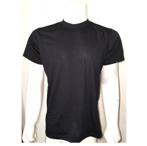 Camiseta de manga corta extragrande para hombre del fabricante, Camiseta lisa de algodón polivinílico con logotipo personalizado impreso Digital cuello redondo Puff Letter - Product Image 2