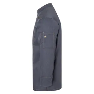 Chef <b>Jacket</b> in <b>Jeans</b>-Style Cooking Tools for Professional Merchandising - Product Image 4