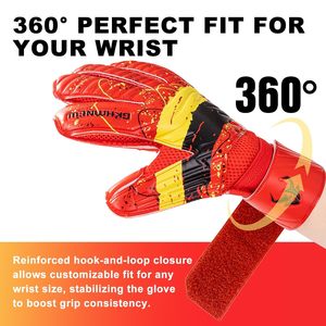 Gants de gardien de but de sport en caoutchouc de haute qualité Gants de gardien de but professionnels pour jeunes adultes pour le football fabriqués au Pakistan - Product Image 3