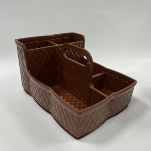 Bac à baguettes en plastique PP vierge et durable de taille personnalisée Trous de drainage Compartiments multiples pour épices Boîtes de rangement en plastique - Product Image 4