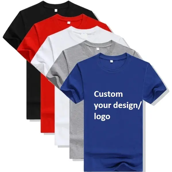 Korte Mouw Soft Custom Tshirt 100% Katoen Custom Afdrukken Mannen T-shirt Goedkoop In Bulk Aantrekkelijke Prijs Aangepaste Logo T shirt