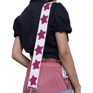 Nouveauté Sac à main pour femme STARS Designer fait à la main avec bandoulière réglable en perles personnalisées pour femme par AFZA ENTERPRISES - Product Image 1