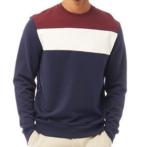 Streetwear unisexe OEM ensemble de sweatshirts à capuche pour hommes personnalisés logo personnalisé ras du cou pullover tissu à col rond vierge vêtements - Product Image 2