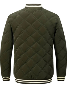 แจ็กเก็ตเบสบอลทีมเบสบอลชิคาโกสไตล์เท่ๆสำหรับผู้ชายเสื้อแจ็คเก็ตผ้าใบสไตล์เท่ๆสำหรับฤดูหนาว - Product Image 2