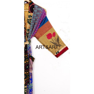 เสื้อคลุมลูกไม้เซ็กซี่สไตล์ญี่ปุ่นวินเทจสำหรับผู้หญิงชุดกิโมโนผ้าแพรไหมอินเดียแบบดั้งเดิมสำหรับใส่นอนชุดเพื่อนเจ้าสาว - Product Image 4