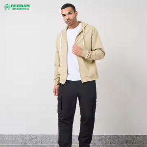 Recién llegado sudaderas con cremallera estilo único sudaderas con cremallera transpirable 100% algodón Terry 330 GSM hombres sudaderas con cremallera - Product Image 4