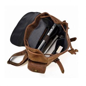 Mochila De piel de vaca a la moda, bolso de viaje, estilo escolar, para primavera y verano - Product Image 5