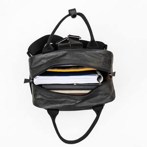 Sac à dos pour ordinateur portable en papier kraft végétalien élégant et minimaliste, fermeture éclair, antivol, imperméable, polyester, 20-35L, étudiants, professionnels - Product Image 6