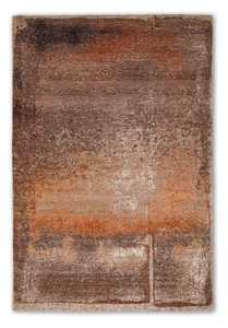 Tapis en laine de soie de luxe au design moderne fait à la main technique de noeud turc noué à la main tailles personnalisables longue durée avec abstrait - Product Image 4