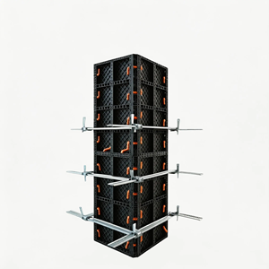 Panneau de coffrage en plastique ABS CONSO <span class=keywords><strong>pour</strong></span> mur, <span class=keywords><strong>dalle</strong></span> et colonne, <span class=keywords><strong>pour</strong></span> villa moderne, <span class=keywords><strong>maison</strong></span> modulaire - Product Image 5