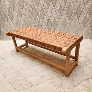 Taburete marroquí hecho a mano, puf otomano, cojín decorativo bohemio, reposapiés tradicional bereber, muebles para la sala de estar. - Product Image 1