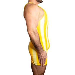 Sublimación completa Imprimir Gimnasio Hombres Singlet Wrestling Singlet Running Uniform Running Singlet - Product Image 4