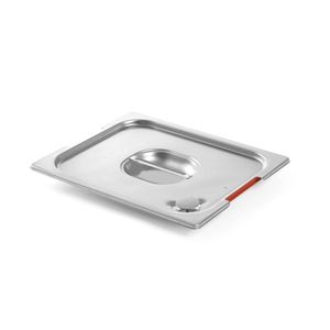 Poêles HENDI GN 1/2 265x325mm avec couvercle et poignée, pratiques pour la cuisson et le service - Product Image 1
