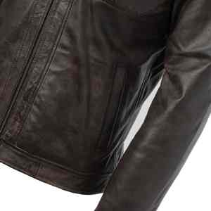 Fabricación de chaquetas de cuero para hombres de talla grande, chaquetas transpirables a prueba de agua para hombres, logotipo único disponible, chaqueta al por mayor para hombres - Product Image 4