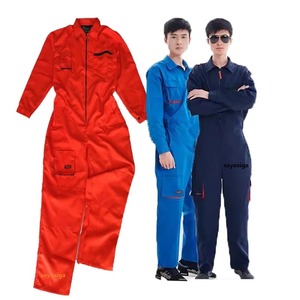 Mono Ignífugo de Algodón Personalizado 2026, Ropa de Trabajo Transpirable, Ropa de Seguridad con Banda Reflectante - Product Image 1