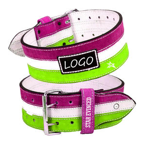 Cinturón de elevación de potencia estándar de competición, hebilla de doble punta de acero de 10mm de espesor, logotipo personalizado, correa de cuero para levantamiento de pesas, entrenamiento - Product Image 6