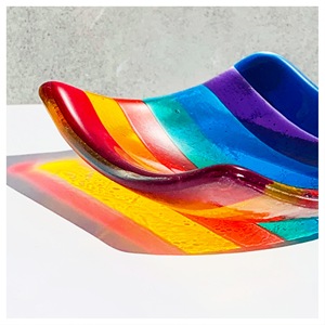 Bol et plat de service de luxe écologiques faits à la main, personnalisables, en résine polie, compatibles lave-vaisselle, pour les fêtes, fabriqués en Inde - Product Image 4