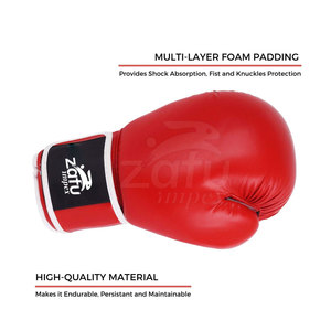 ถุงมือชกมวยหนังแท้ทนทาน พร้อมโลโก้สั่งทำ น้ำหนักเบา ปรับได้ ราคาสมเหตุสมผล มีจำหน่ายราคาส่ง - Product Image 4