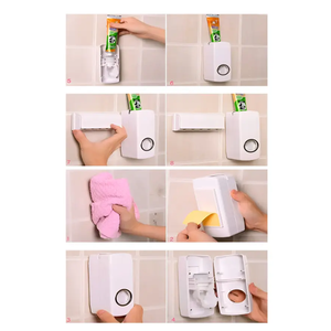 Exprimidor de Pasta Dental de Plástico y Soporte para 5 Cepillos de Dientes, Juego de Accesorios de Baño de Turquía - Product Image 3