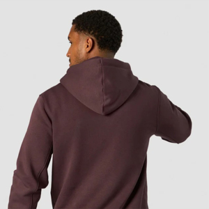 Sudadera con Capucha Gruesa para Hombre, Logotipo Personalizado, Corte Holgado, Gruesa, Lisa, Hombros Caídos, 400-500 GSM, Invierno Francés, Servicio OEM - Product Image 3