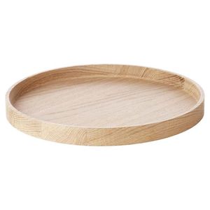 Tabla de cortar Reversible de cocina redonda de madera de acacia, bandeja para servir Pizza de queso de madera, bandejas de comida cocida - Product Image 3