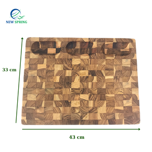Planche à découper en bois de teck importée durable nouvelle conception haut de gamme blocs à découper sûrs ustensiles de cuisine pratiques - Product Image 6