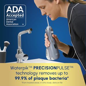 Waterpik Cordless Advanced 2.0 <b>Water</b> <b>Flosser</b> For Teeth, Gums, Braces, <b>Dental</b> Care With Travel Bag and 4 Tips, WP-587 - Product Image 2