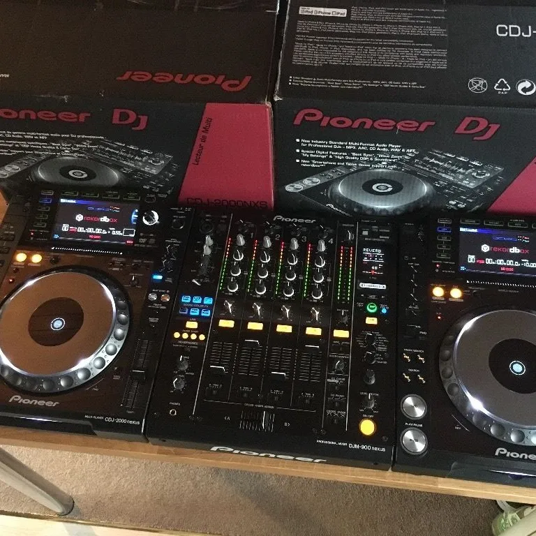 Betaalbare Nieuwe Authentieke Pioniers Dj DJM-900NXS Dj Mixer En 4 CDJ-2000NXS Platina Limited Edition