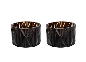 Portavelas de Concha de Capiz con Forma de Flor de Loto, Decoración de Mesa con Ribete de Metal Dorado, Elegante Portavelas de Nácar Floral para Velas de Té, Navidad - Product Image 4