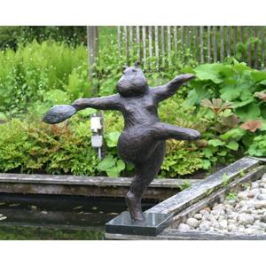 Escultura de conejo de bronce de aspecto Vintage, acento decorativo, jardín de césped, suministro de granja, modelo de conejo, figurita de conejo, estilo Vintage - Product Image 3