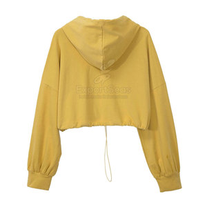 Uso al aire libre Superventas Transpirable Mujeres Crop Top Sudaderas con capucha Ropa de moda Durable Mujeres Crop Top Sudaderas con capucha - Product Image 2