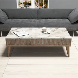 AFOSSA Living Room Furniture Modern European Coffee Table with Storage Nordic Coffee Table with Drawers Tea Table From Turkey