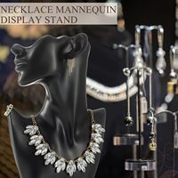 Buste Mannequin Bijoux Présentoir Boucles d'Oreilles Main Support Bagues Organisateur de Bijoux Présentoir Bracelets Colliers