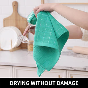 Serviette de cuisine personnalisée de conception OEM Serviettes 100% coton sur mesure disponibles à des prix bon marché sur demande - Product Image 4