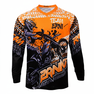 Camiseta Deportiva Erni Sports 2026, Sublimada, de Poliéster, para Ciclismo de Descenso, Manga Larga, para Hombre, MTB, Motocross, Ciclismo, Carreras - Product Image 5