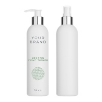 Kondisioner Keratin 500ml Buatan AS Label Pribadi Produk Perawatan Rambut Organik Vegan Perbaikan Rambut Pertumbuhan Rambut Menutrisi Argan