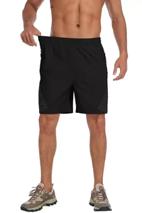 100% polyester toile hommes Board Shorts avec poches latérales tissu respirant doux et cordon de serrage taille pour une utilisation à la plage - Product Image 5