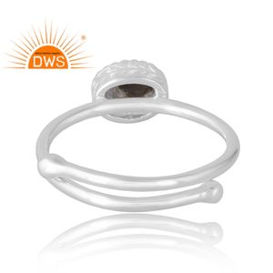 Anillo de piedras preciosas de labradorita Natural de Plata de Ley 925 más vendido, joyería personalizada para mujer, regalo para ella - Product Image 2