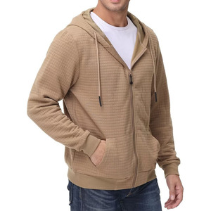 Sudaderas con capucha de alta calidad para hombre en blanco 410Gsm Full Zip up Hoody para hombre Basics Cotton Blended Custom Logo Sudaderas con capucha y sudaderas para hombre - Product Image 4