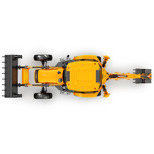 รถตักล้อยาง JCB สีเหลือง รถตักหนักสำหรับงานก่อสร้าง - Product Image 4