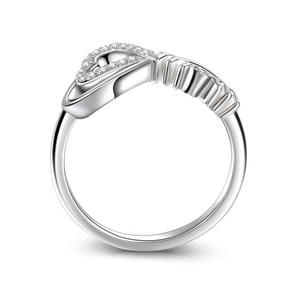 แหวนแฟชั่นเงินสเตอร์ลิงรูปหัวใจ Jeulia Infinity Love Mom - Product Image 4