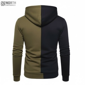 Vente en gros de sweat à capuche épais 100% coton pour homme qualité bouffante impression pull surdimensionné 180ct sweat à fermeture éclair pour sweats à capuche d'hiver - Product Image 2