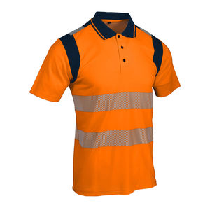 Camisetas Polo de Alta Visibilidad para Hombre, Venta Caliente, CLASE 1, Luz LED Intermitente Naranja, Colores Personalizados con Logotipo, OEM/ODM, Reflectantes, Impermeables - Product Image 4