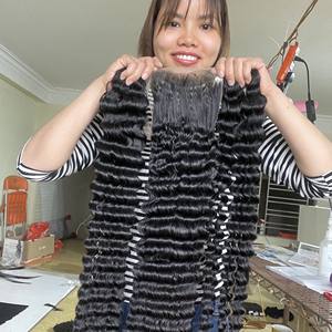 ผมคนพม่าเป็นลอนผมหยิกผมหยิกผมคนบริสุทธิ์จากเจอร์รี่อินเดีย - Product Image 1