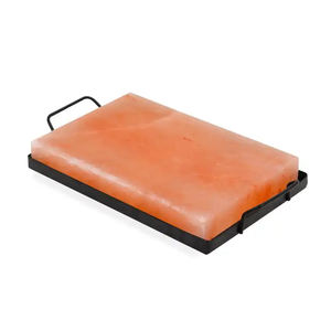 Cristales de sal rosa del Himalaya Natural con certificación ISO Kosher 2024, bandeja de acero inoxidable, caja a granel, bolsa de embalaje, losa de cocina de Nacl crudo - Product Image 2