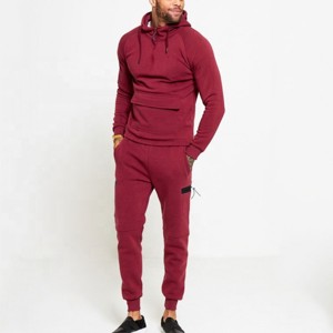 Fabricante de ropa de alta calidad 100% algodón Vintage bordado Streetwear Unisex personalizado hombres chándales sudaderas con capucha para hombres - Product Image 2