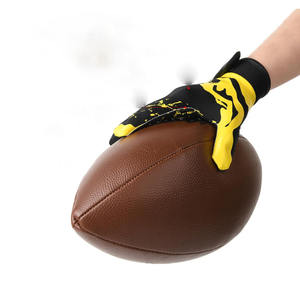 2025 nouveauté Logo personnalisé nouveau Design poignée Football récepteur gants adultes enfants en plein air Football américain gants à vendre - Product Image 2