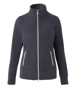 Women's Durable Zippered Soft Fleece Horse Riding Jackets Comfortable Warm Insulated <b>Equestrian</b> Coat Stand Collar for Horse - Product Image 5