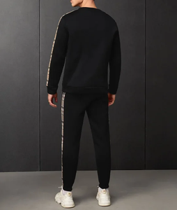 Venta al por mayor personalizado hombres chándal algodón poliéster de talla grande transpirable secado rápido a prueba de viento cordón maternidad otoño conjunto - Product Image 6