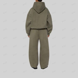 2025 OEM ODM Best supplier Zip up Heavy Weight Hoodie 100% Cotton Blank <b>Thick</b> <b>Fleece</b> Heavy Weight Oversized Custom Print Logo - Product Image 3